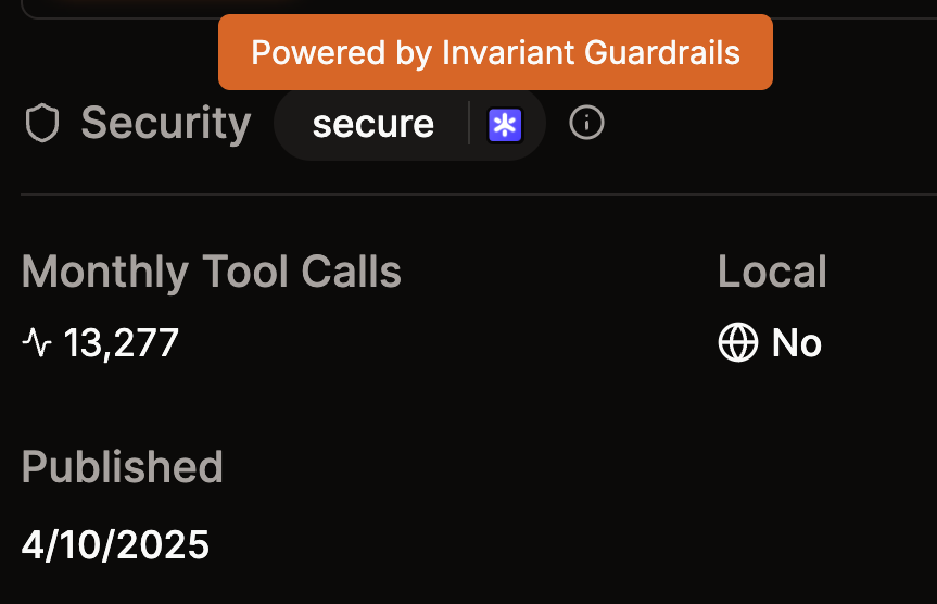 Smithery protected by MCP-Scan